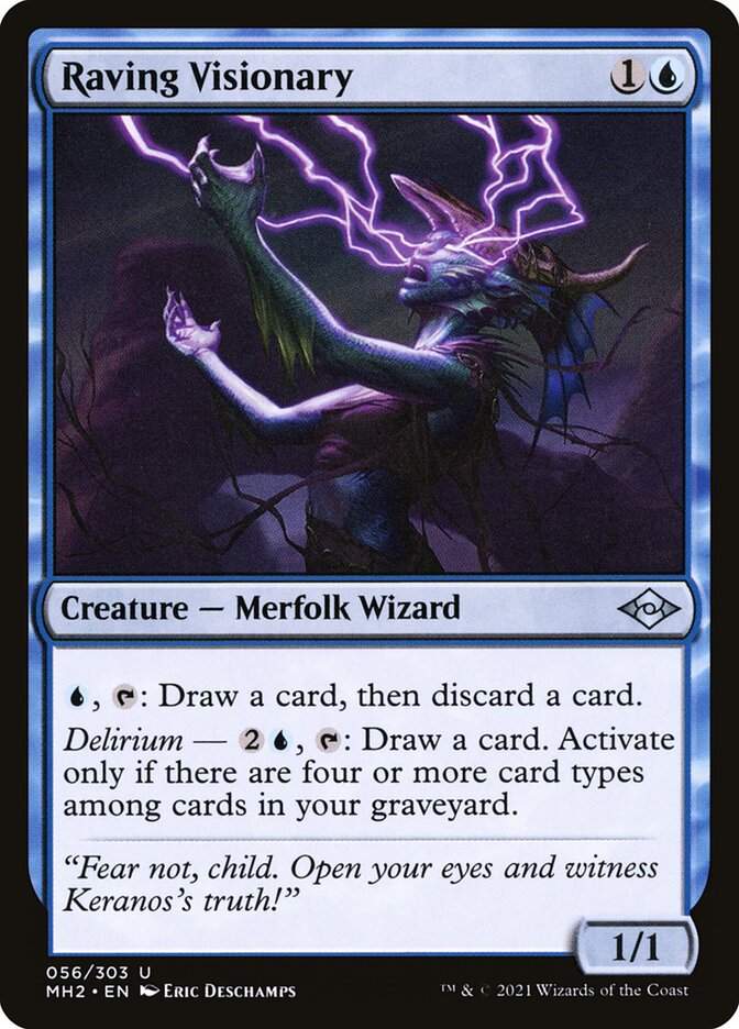 Raving Visionary card front