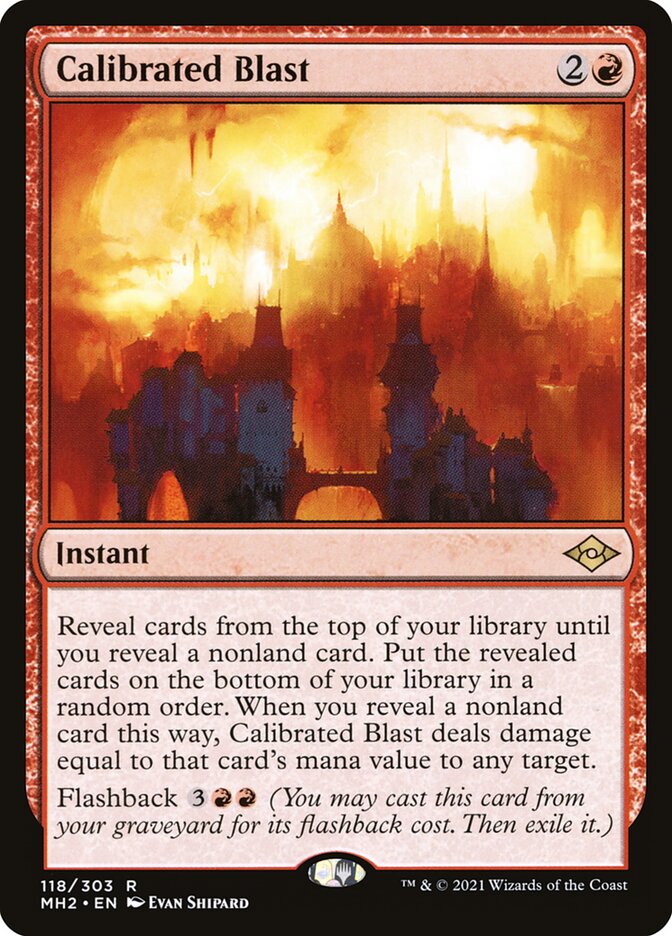 Calibrated Blast card front