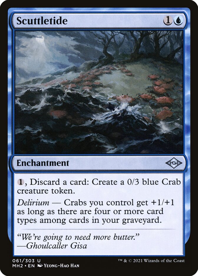Scuttletide card front