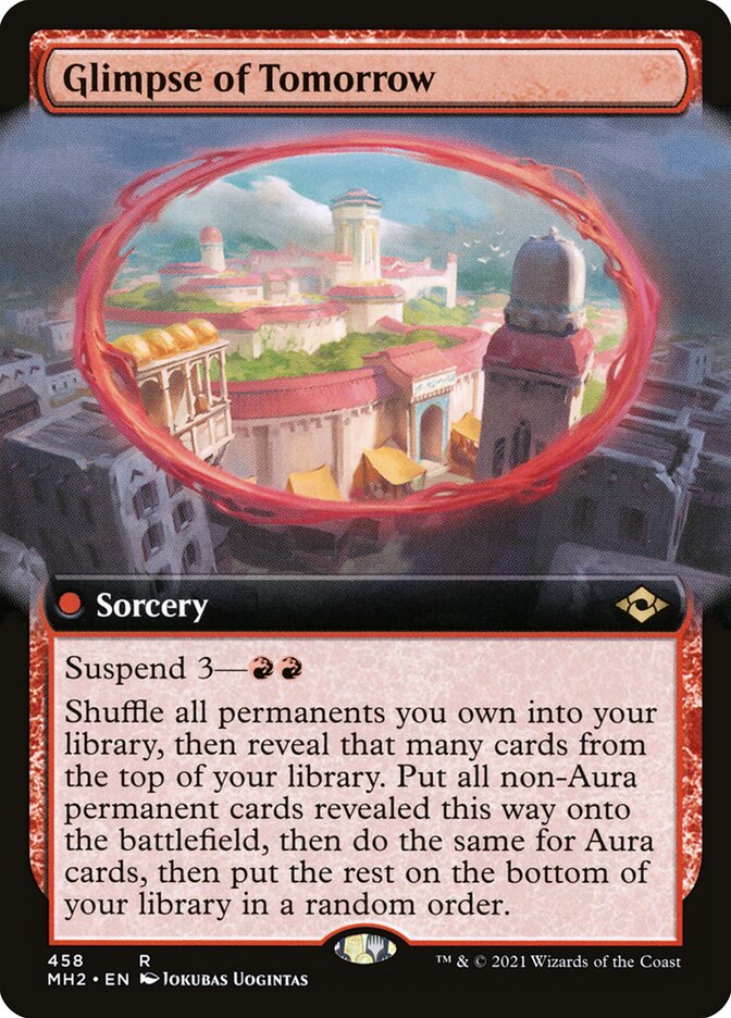 Glimpse of Tomorrow card front