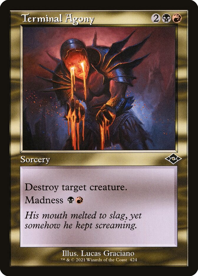 Terminal Agony card front