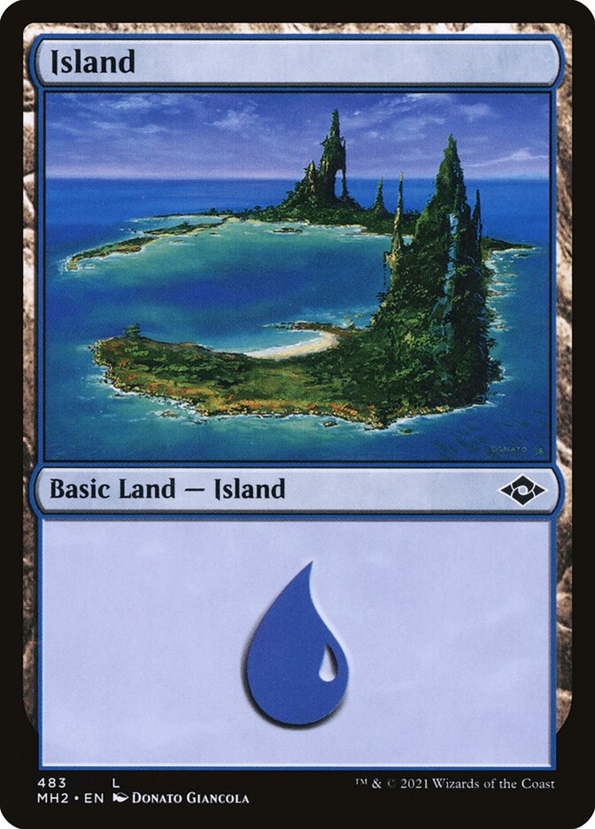Island card front