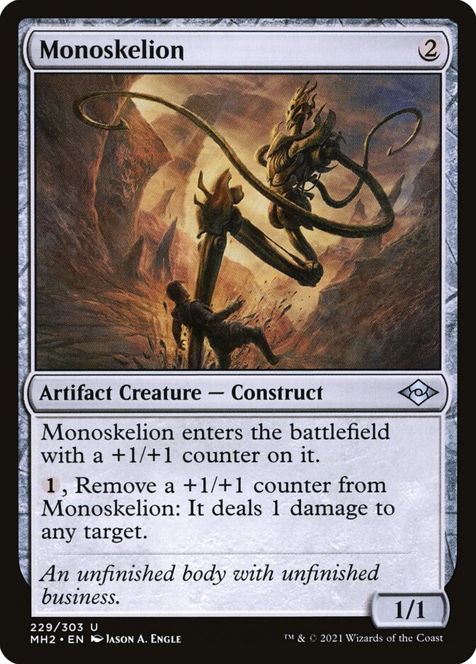 Monoskelion card front