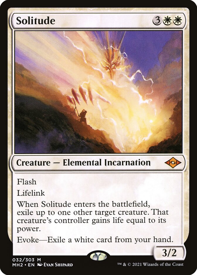 Solitude card front
