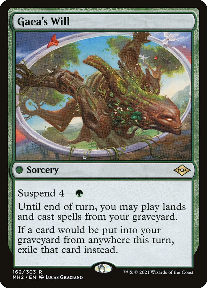 Gaea's Will card front