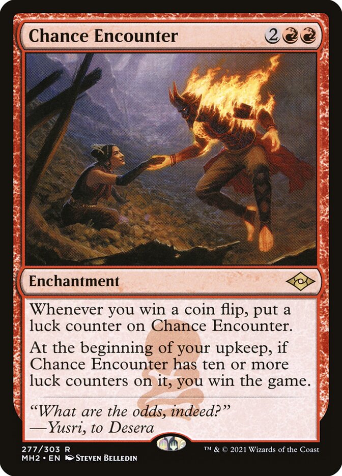 Chance Encounter card front