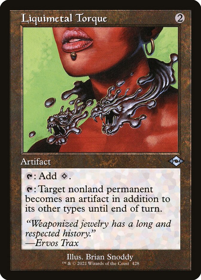 Liquimetal Torque card front