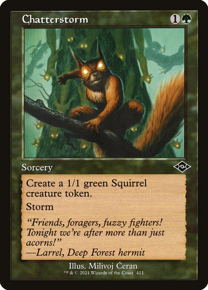 Chatterstorm card front