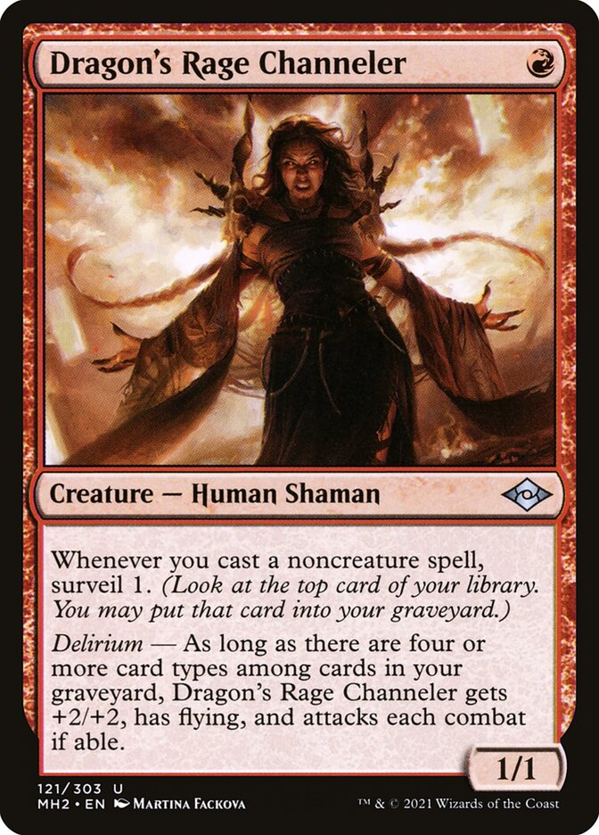 Dragon's Rage Channeler card front