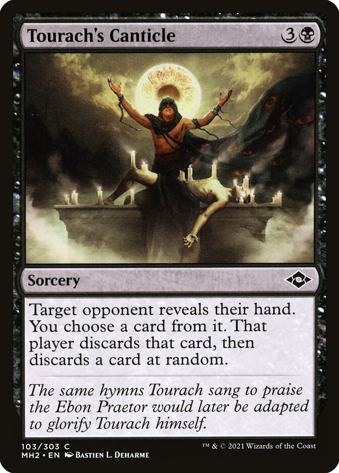 Tourach's Canticle card front
