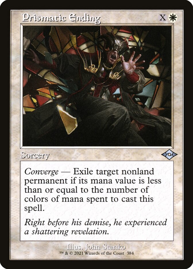 Prismatic Ending card front
