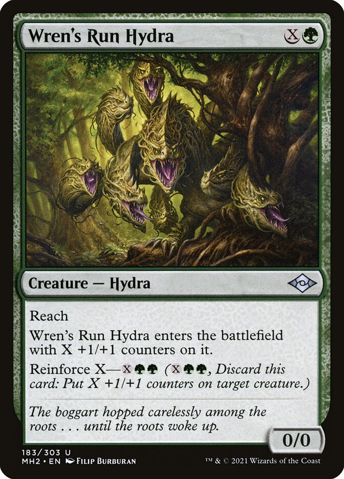 Wren's Run Hydra card front
