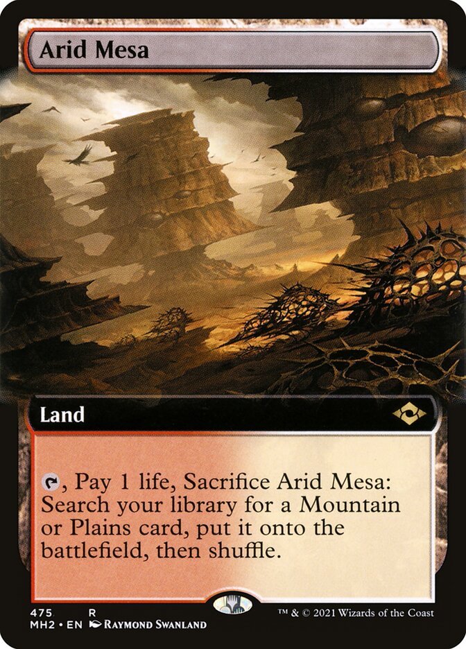 Arid Mesa card front