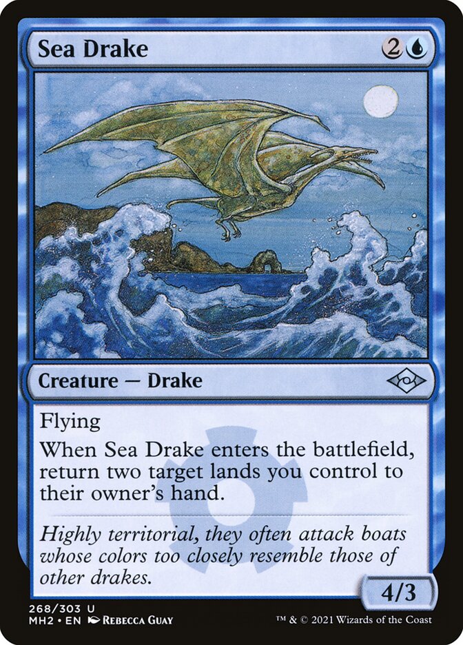 Sea Drake card front