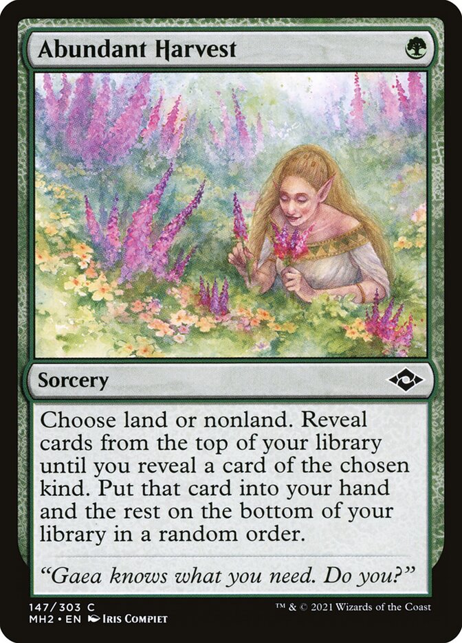 Abundant Harvest card front