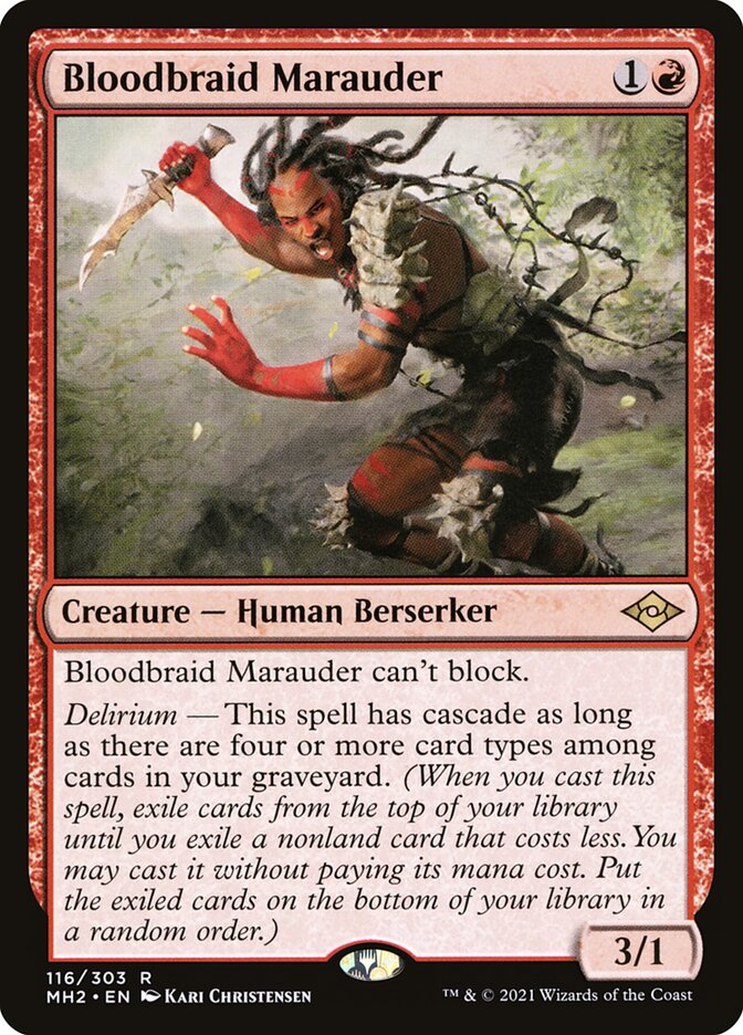 Bloodbraid Marauder card front
