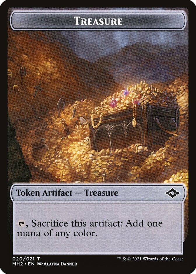 Treasure card front