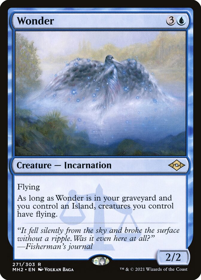 Wonder card front