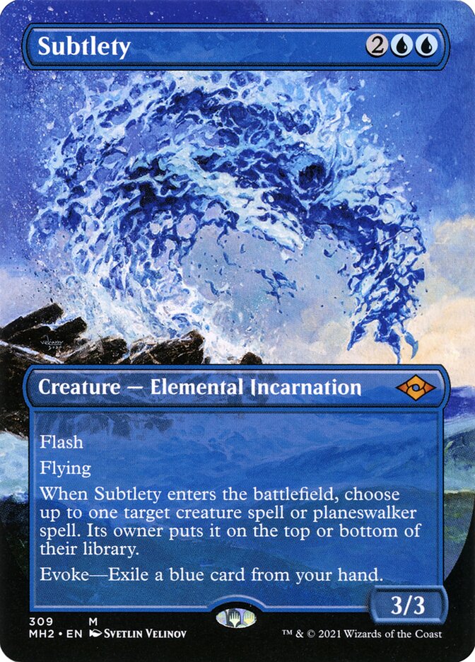 Subtlety card front