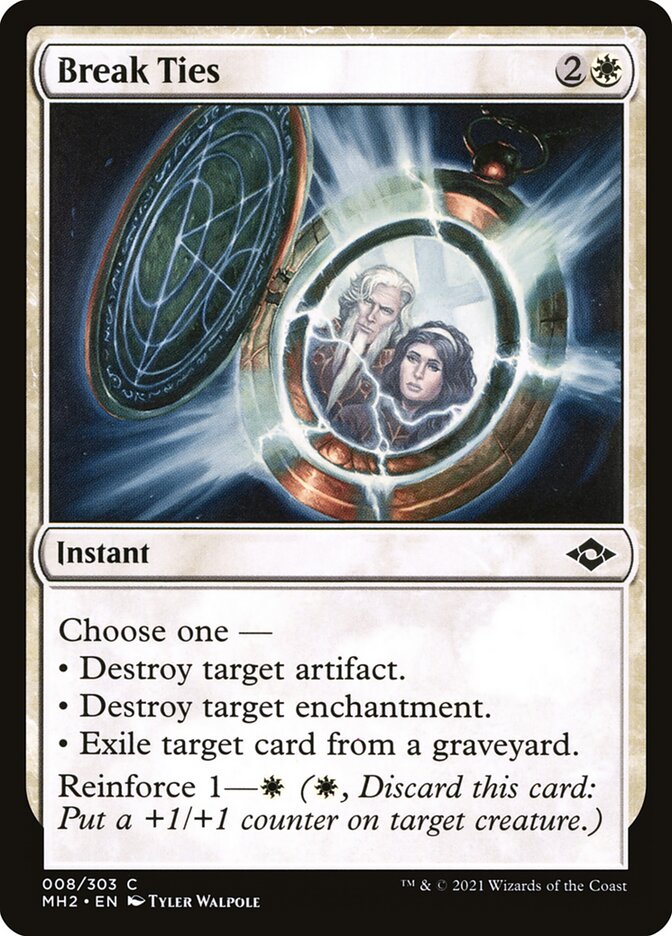 Break Ties card front