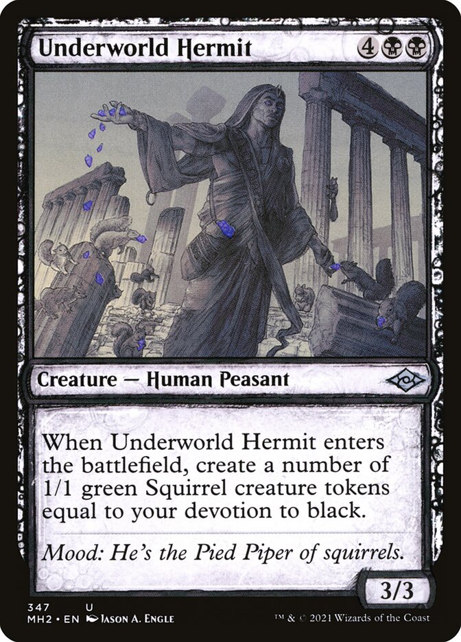 Underworld Hermit card front