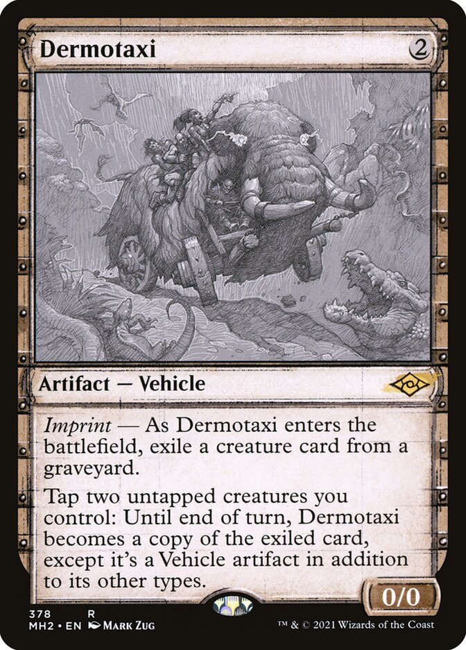 Dermotaxi card front
