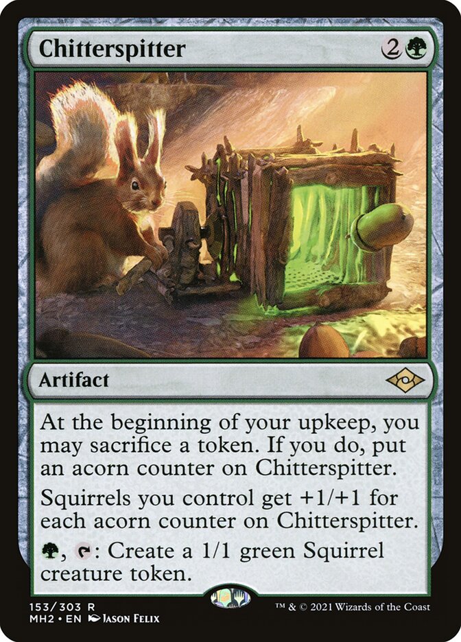 Chitterspitter card front