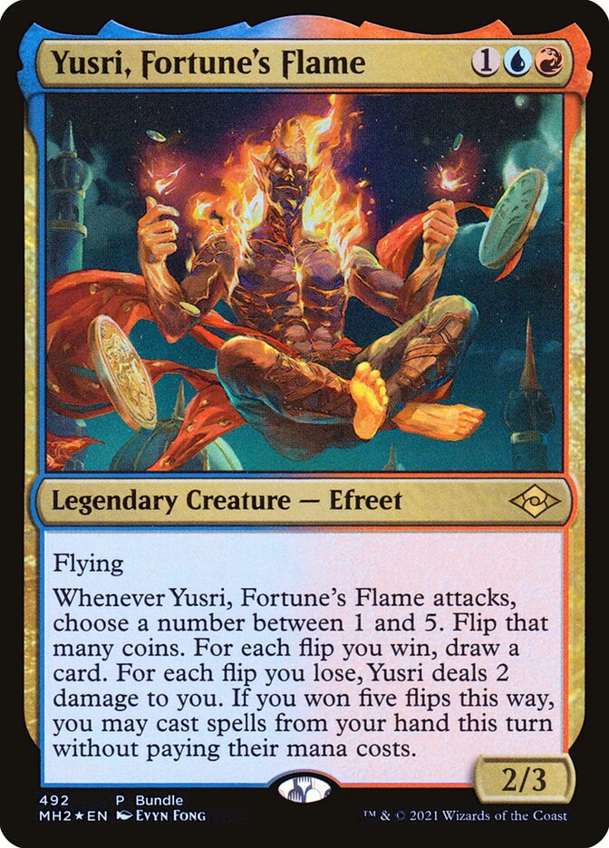 Yusri, Fortune's Flame card front