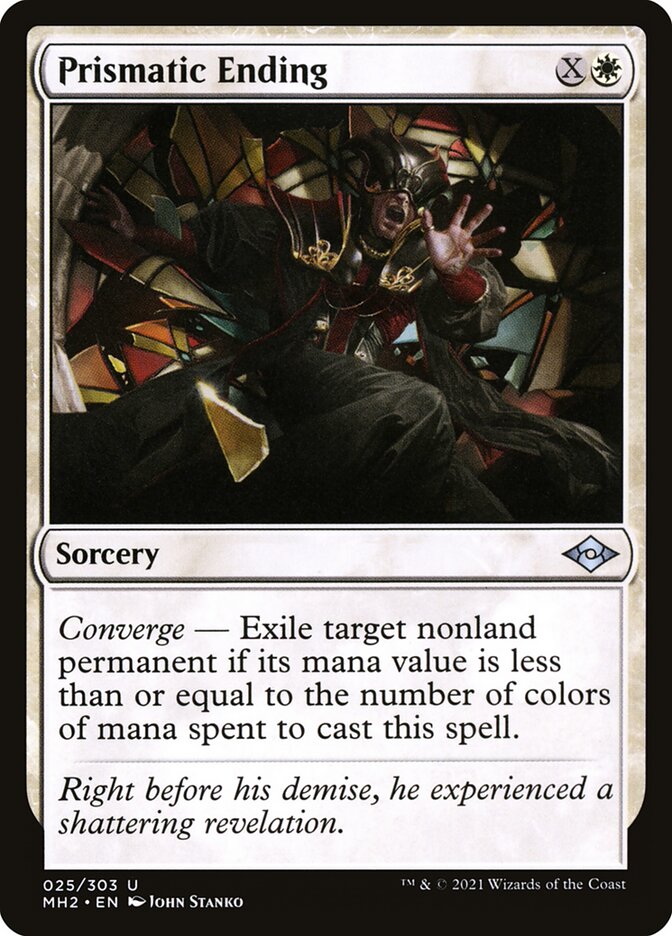 Prismatic Ending card front