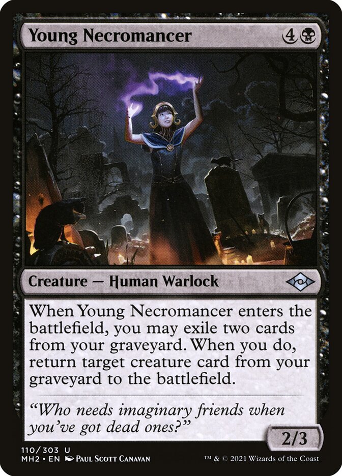 Young Necromancer card front