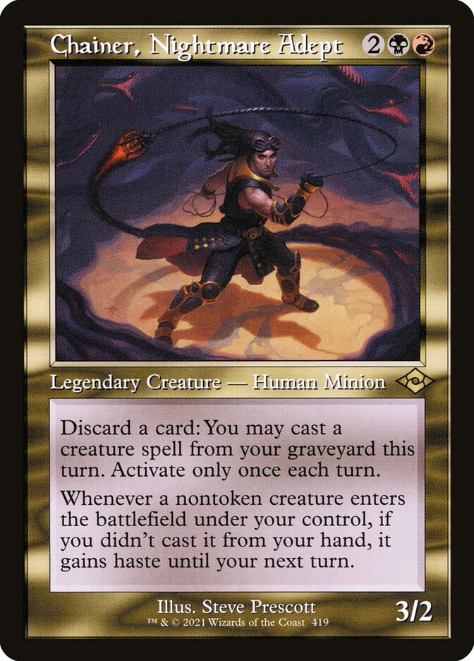 Chainer, Nightmare Adept card front