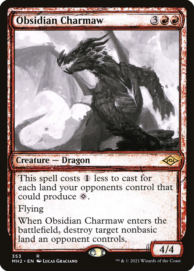 Obsidian Charmaw card front