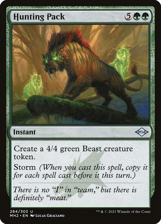 Hunting Pack card front