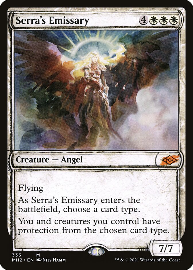 Serra's Emissary card front