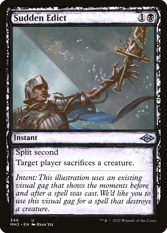 Sudden Edict card front