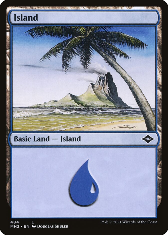 Island card front