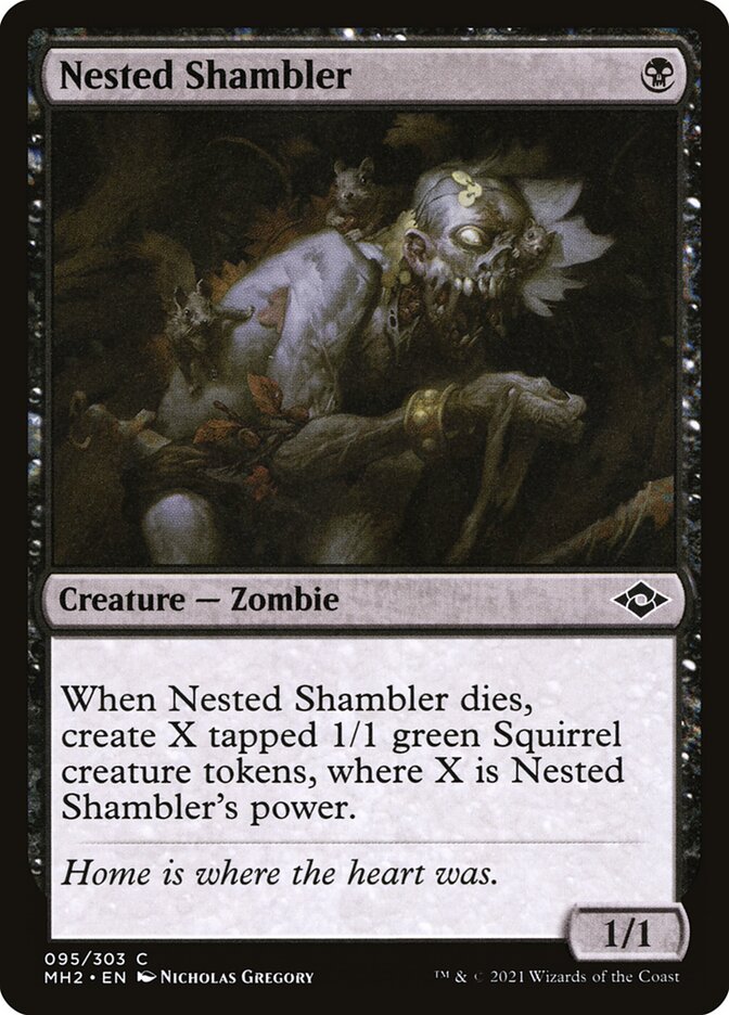 Nested Shambler card front