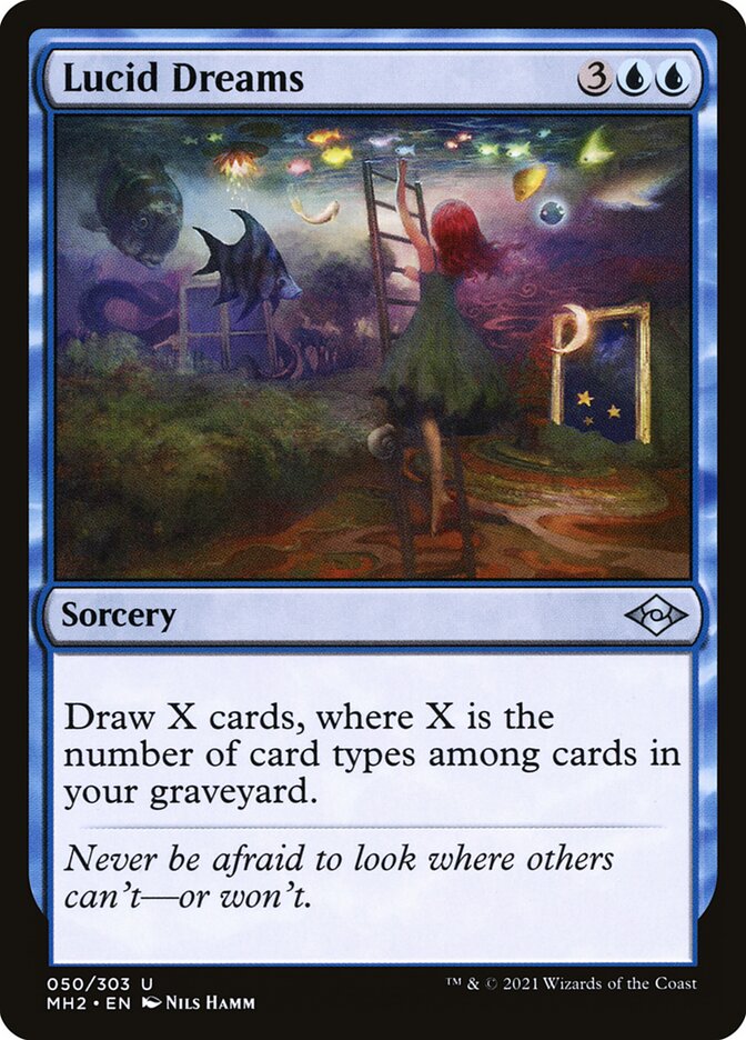 Lucid Dreams card front