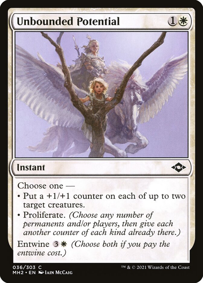 Unbounded Potential card front