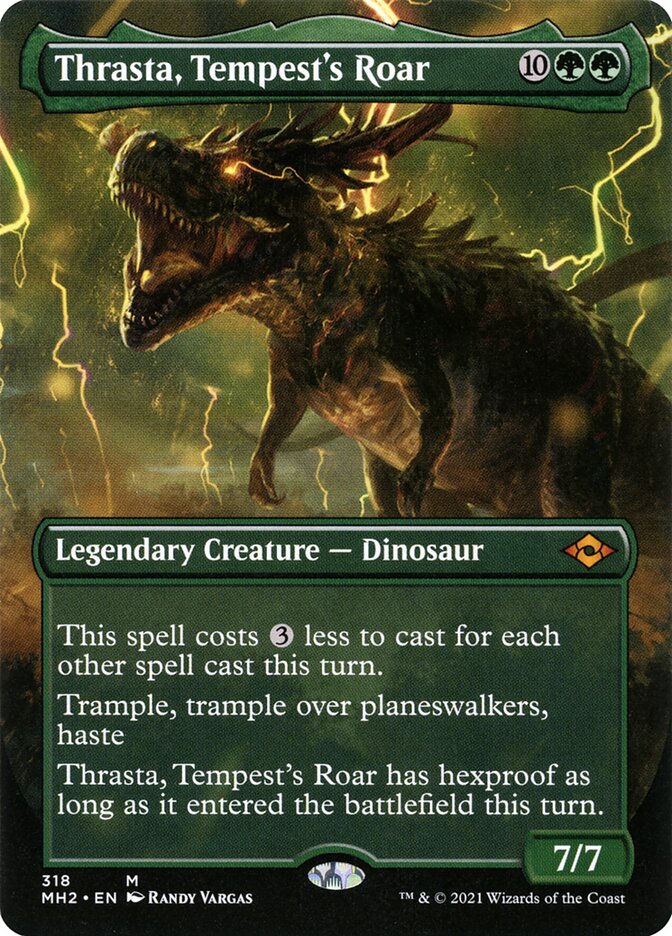 Thrasta, Tempest's Roar card front