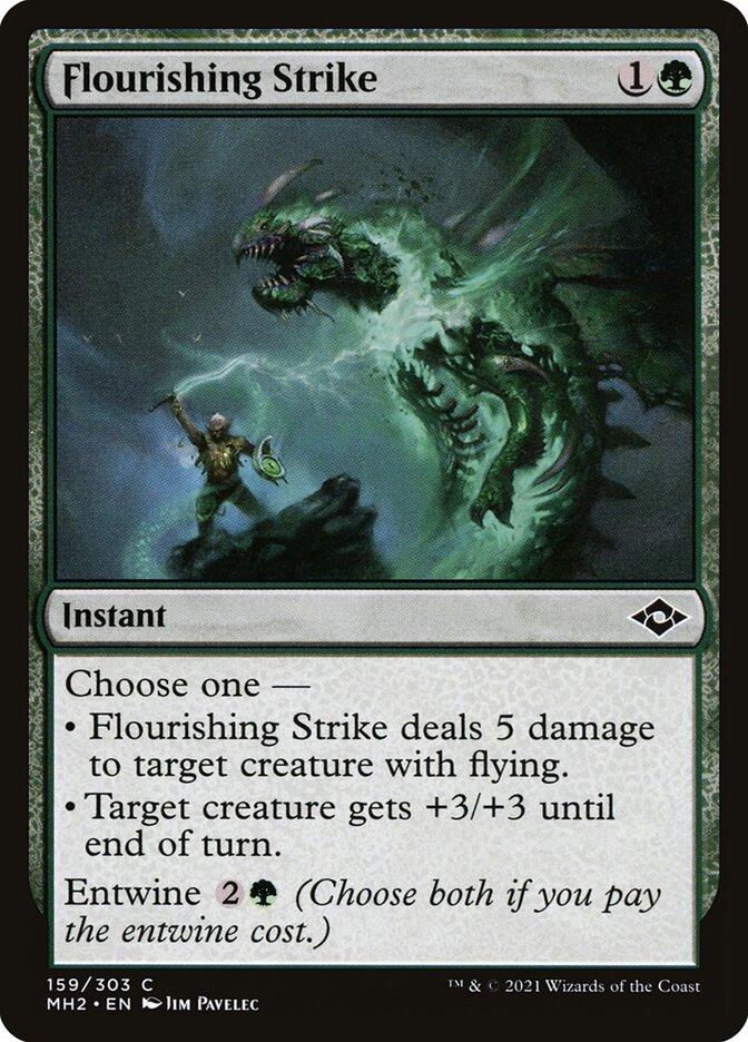 Flourishing Strike card front