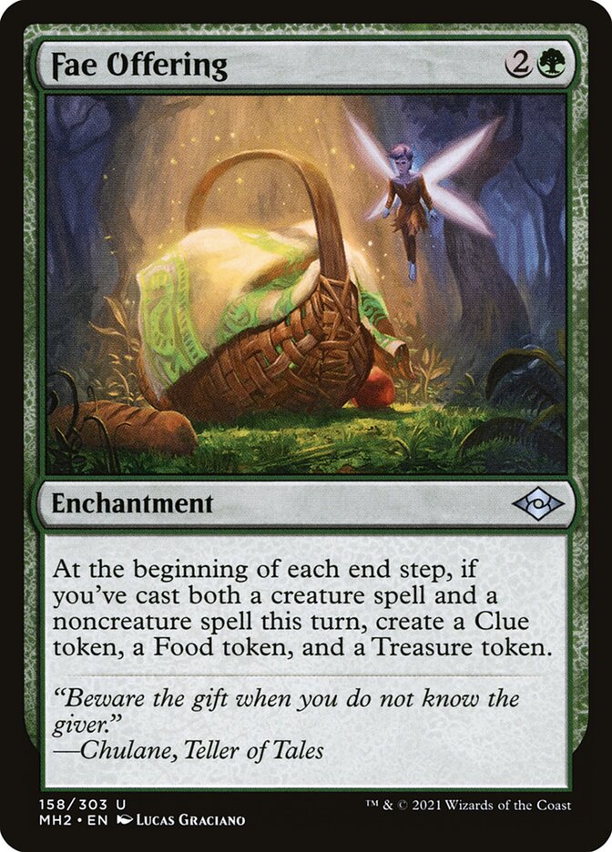 Fae Offering card front