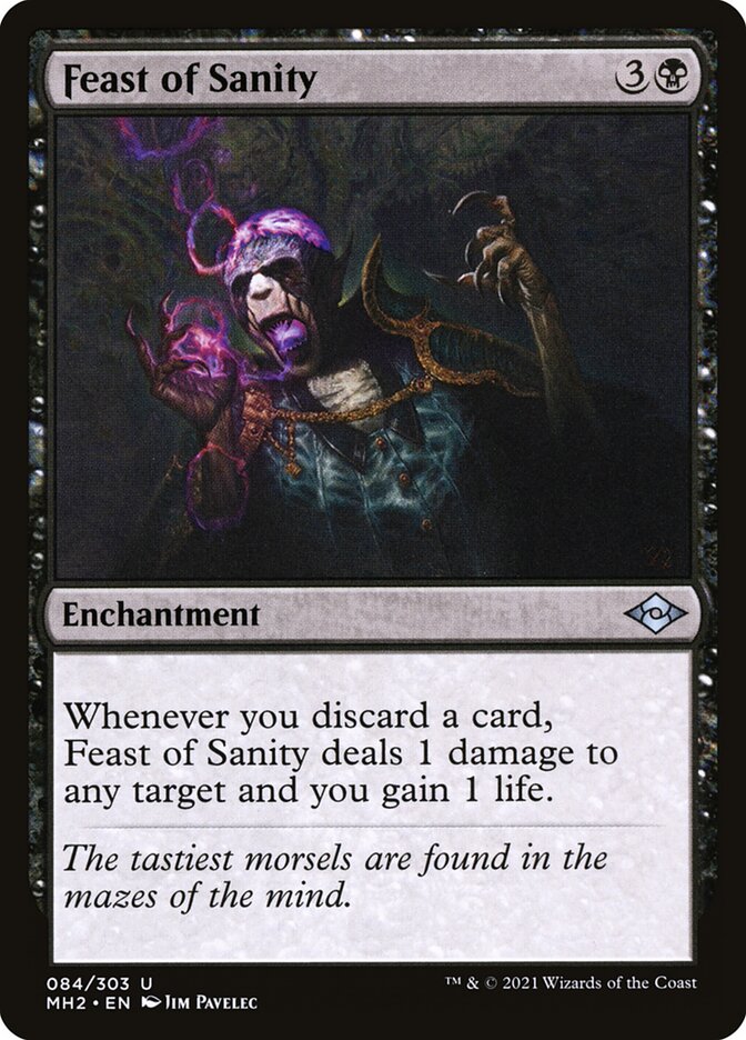 Feast of Sanity card front