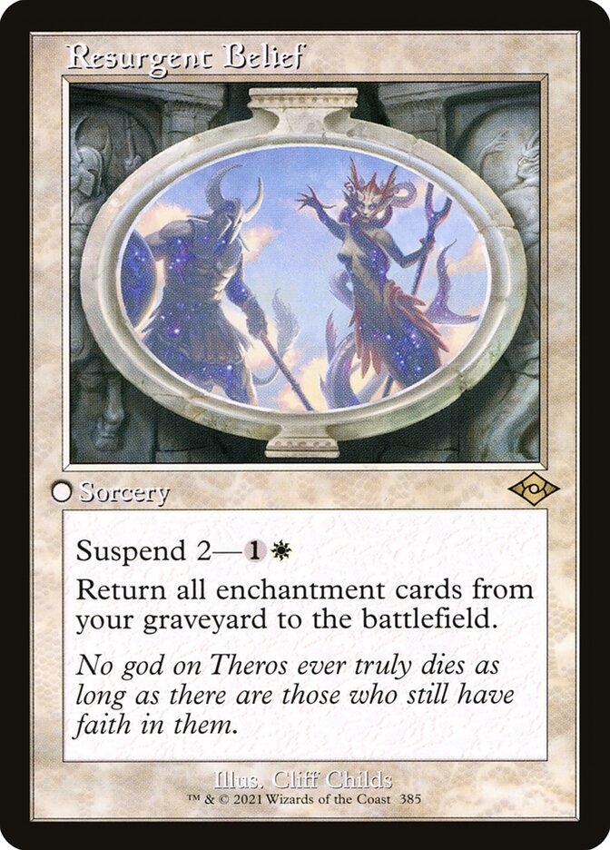 Resurgent Belief card front