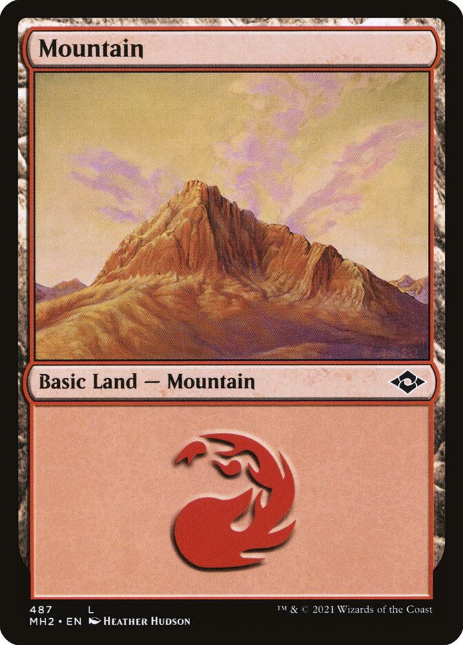 Mountain card front