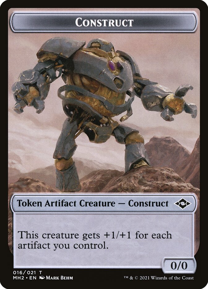 Construct card front