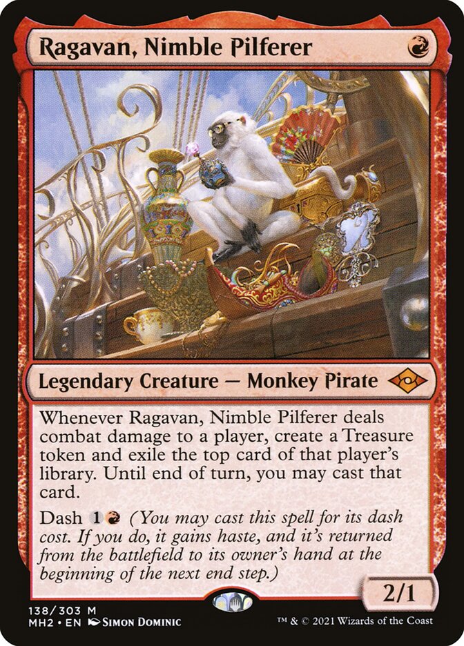 Ragavan, Nimble Pilferer card front