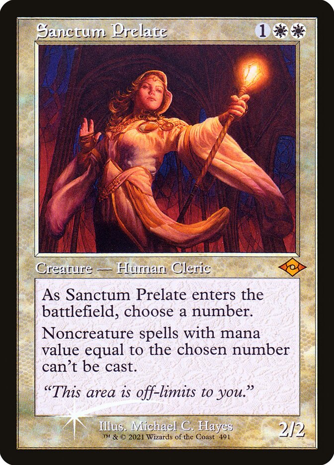 Sanctum Prelate card front