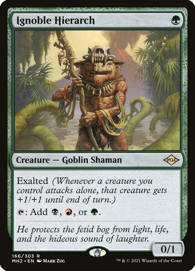 Ignoble Hierarch card front