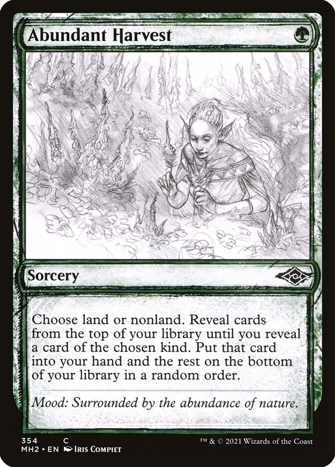 Abundant Harvest card front